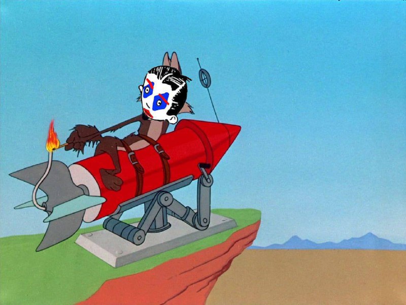 Wile E. Coyote rocket